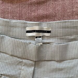 Jules & Leopold Monochrome Grid Pants
